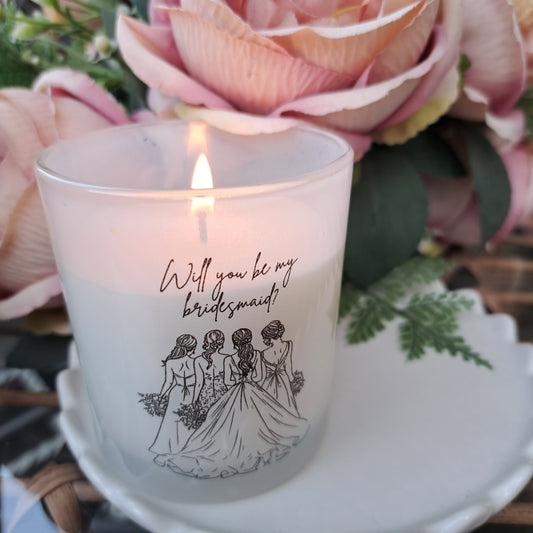 Bridesmaid Candle